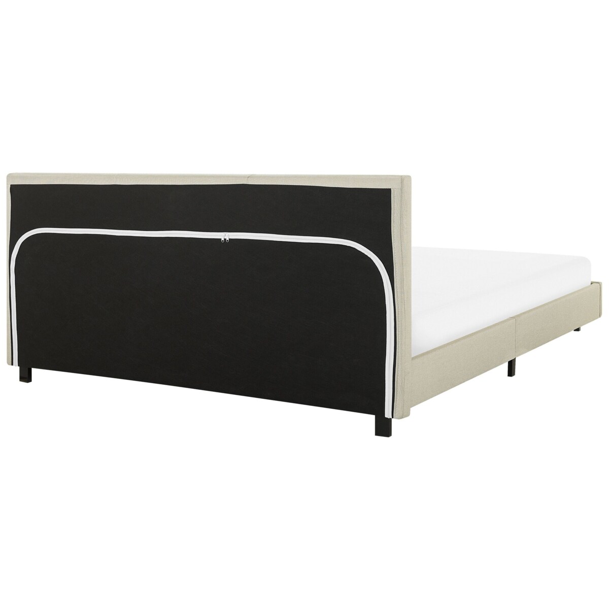 Łóżko tapicerowane 180 x 200 cm beżowe ALBI