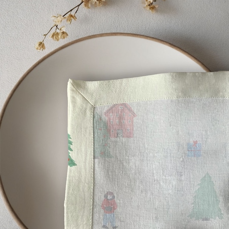 Serwetki świąteczne - Świąteczny pejzaż (2 szt.)