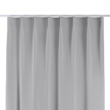 Zasłona na haczykach flex pojedynczych 130x260 srebrny