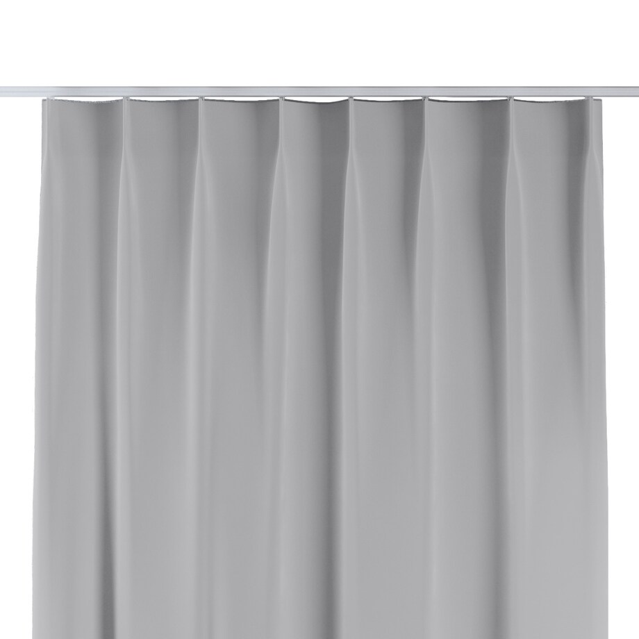 Zasłona na haczykach flex pojedynczych 130x260 srebrny