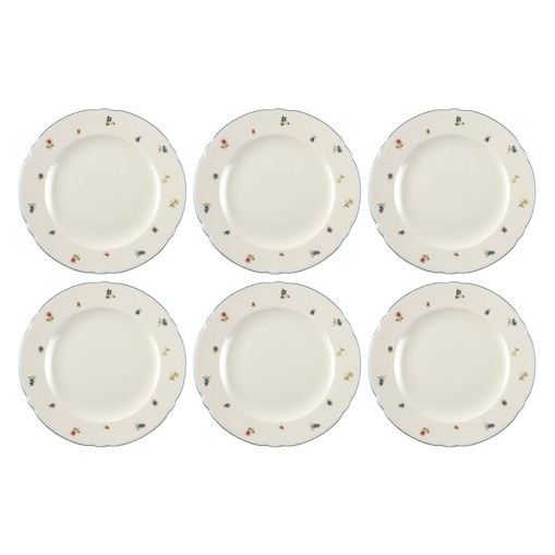SELTMANN MARIE-LUISE STREUBLUME Zestaw 6 talerzy obiadowych 25 cm