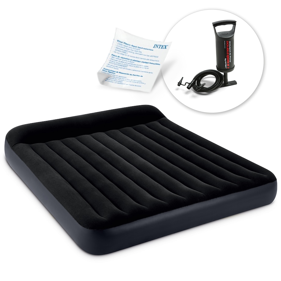 Materac welurowy Intex 64144 + pompka 68612