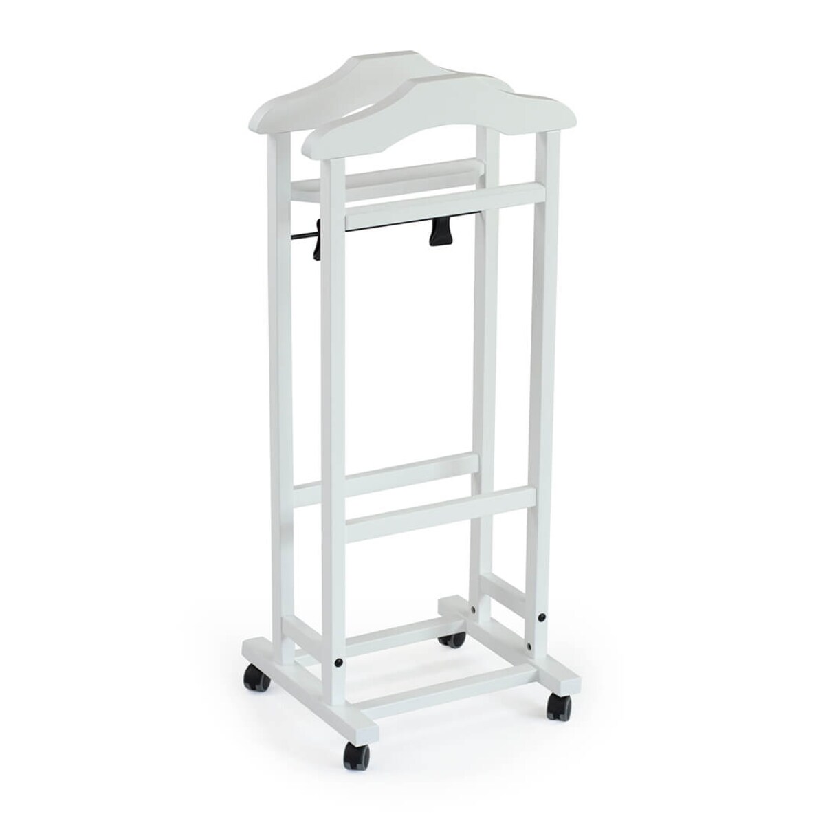 ARREDAMENTI MIXER Wieszak do sypialni - 105 x 46 cm, biały