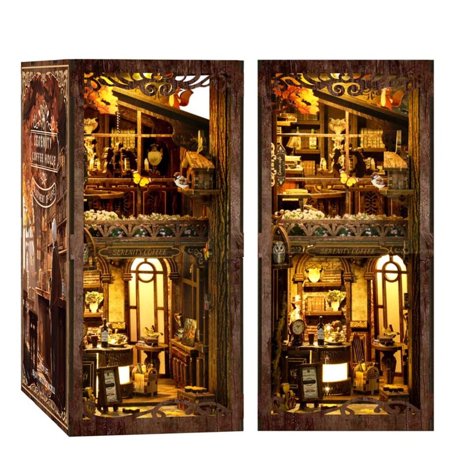 Miniaturowy domek Book Nook - Dom kawy