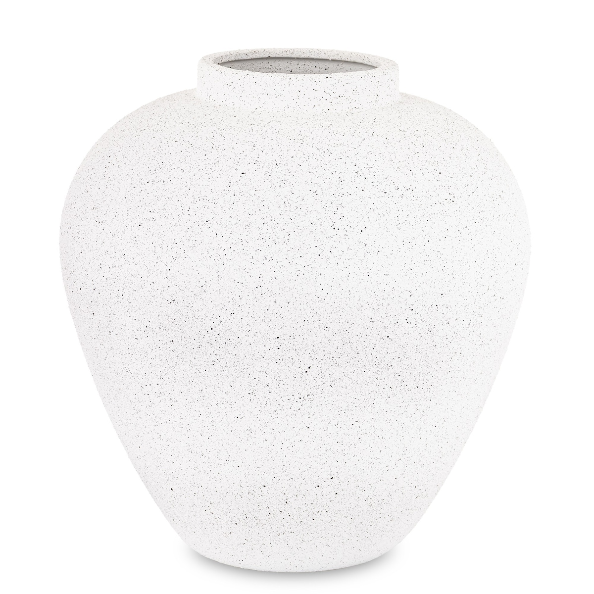 Wazon ceramiczny 26x21x21 cm FLORIDA biały