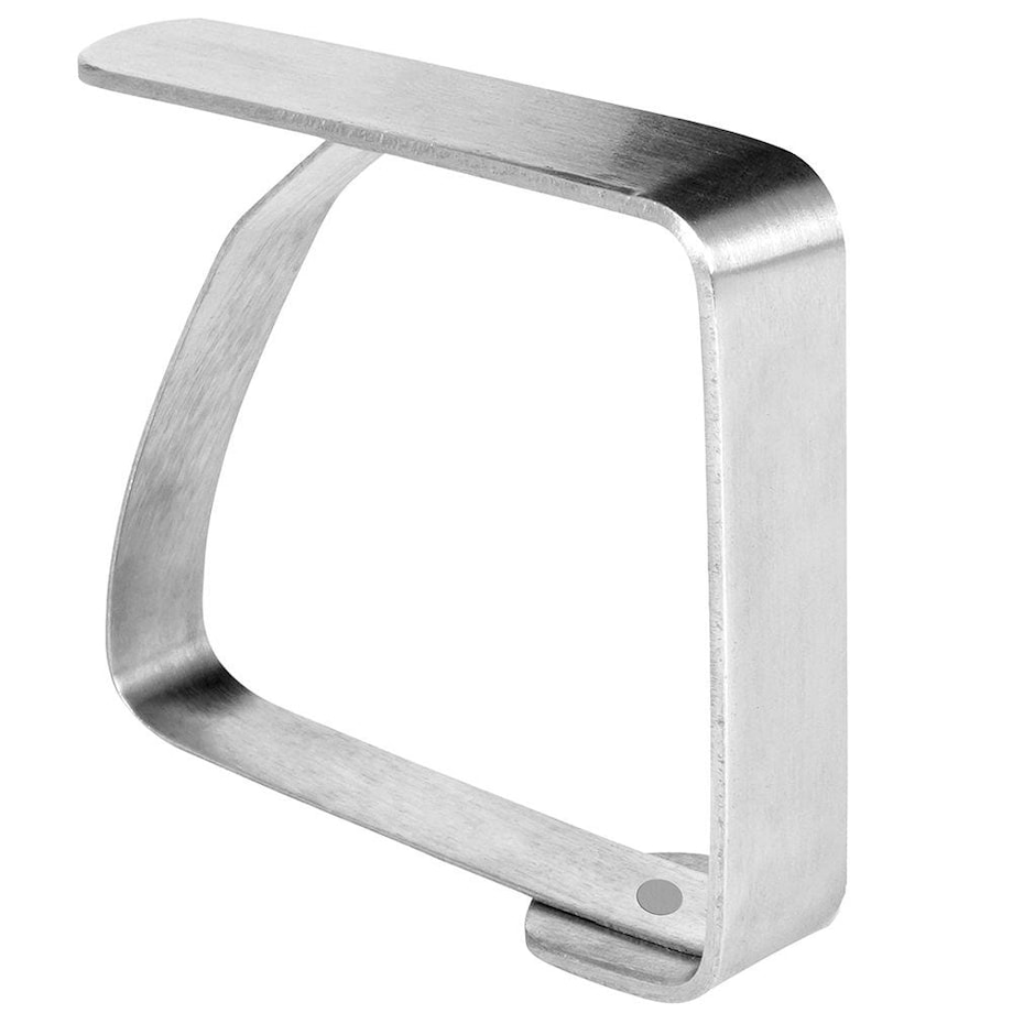 Klipsy uchwyty klamry stalowe do obrusu stołu 4 sztuki