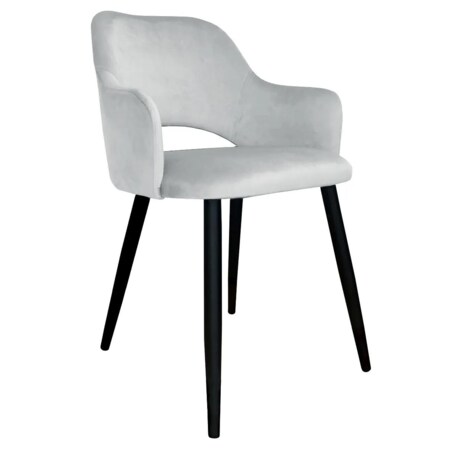 Krzesło NAPO VELVET jasno szare