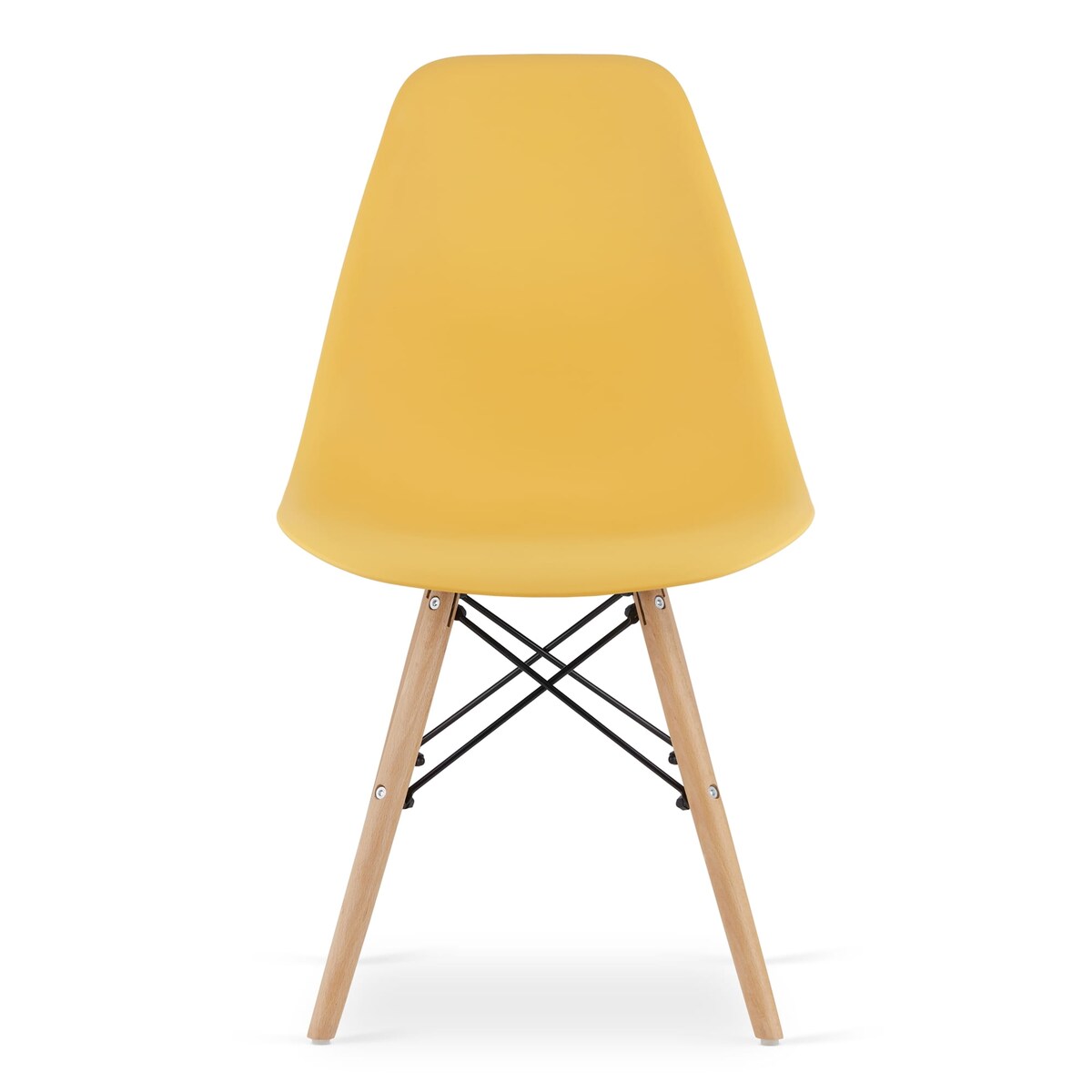 Krzesło Do Jadalni Kuchni Salonu Osaka Musztarda / Nogi Naturalne X 3