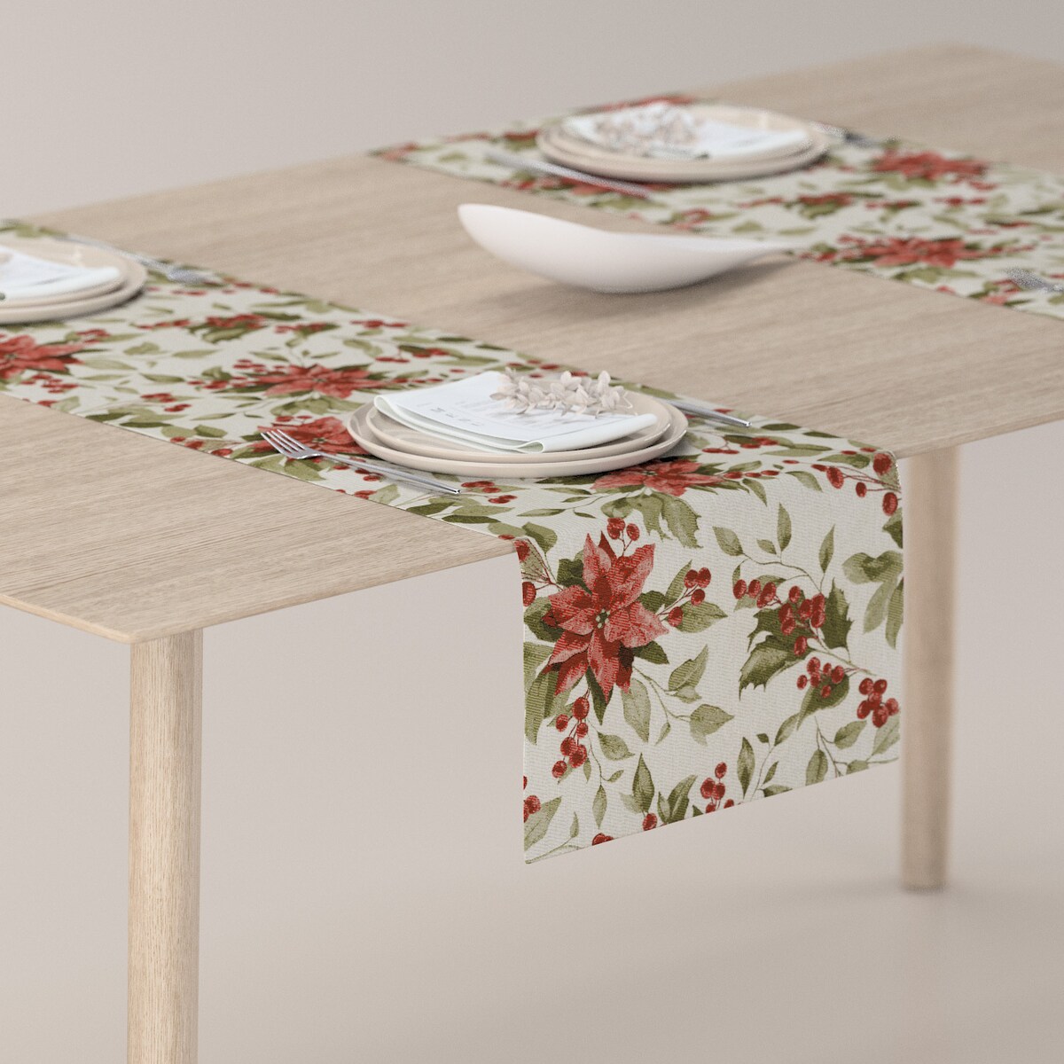 Bieżnik prostokątny 40x130 gwiazda betlejemska