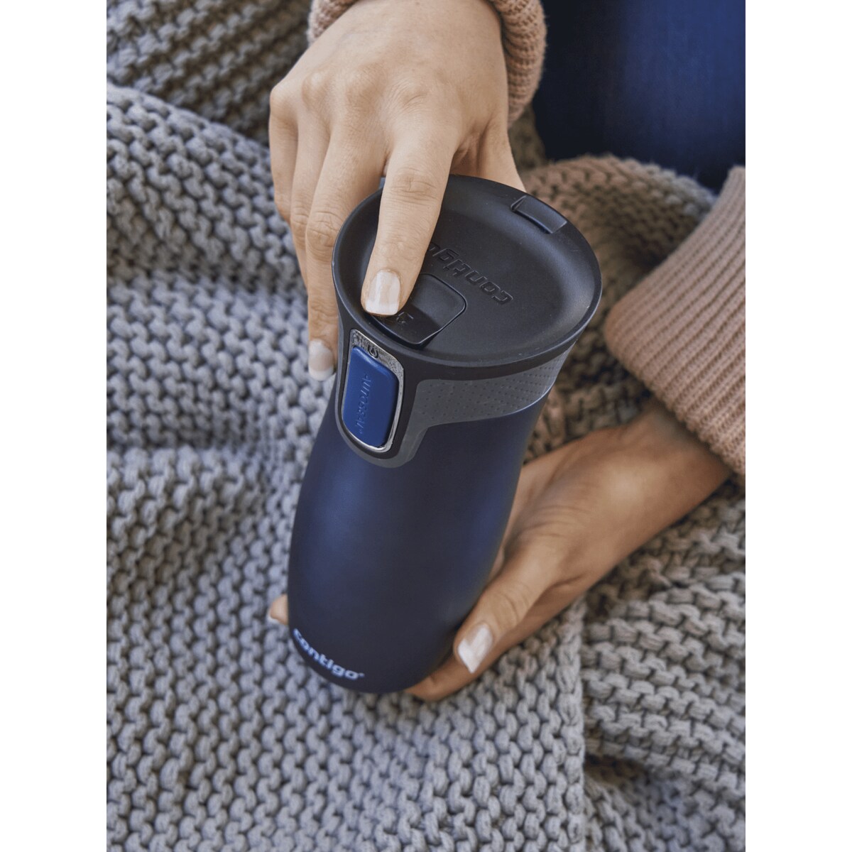 Kubek termiczny Contigo West Loop 2.0 470ml granat mat