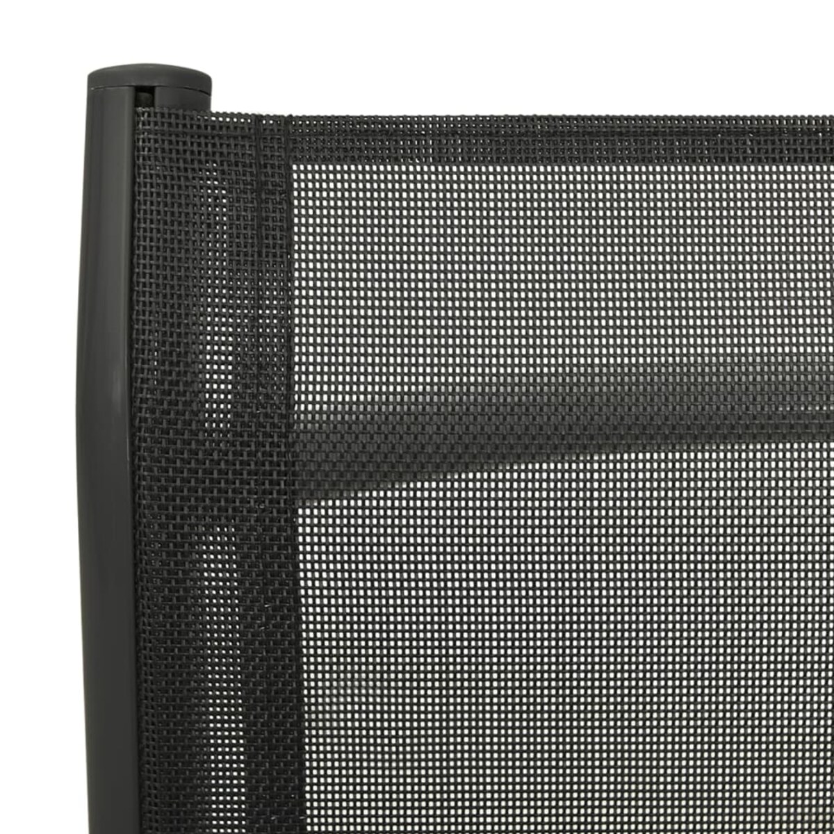 vidaXL Rozkładane krzesła ogrodowe, 2 szt., textilene i aluminium