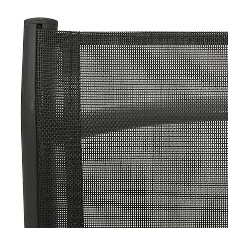 vidaXL Rozkładane krzesła ogrodowe, 2 szt., textilene i aluminium