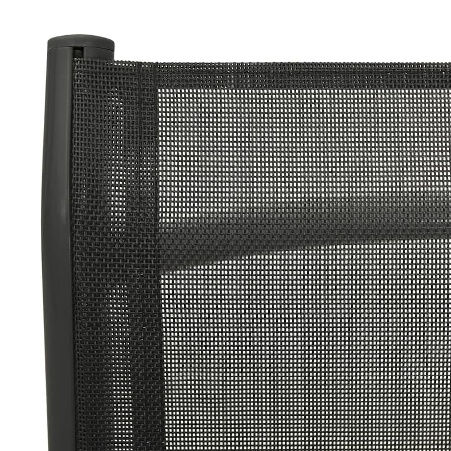 vidaXL Rozkładane krzesła ogrodowe, 2 szt., textilene i aluminium