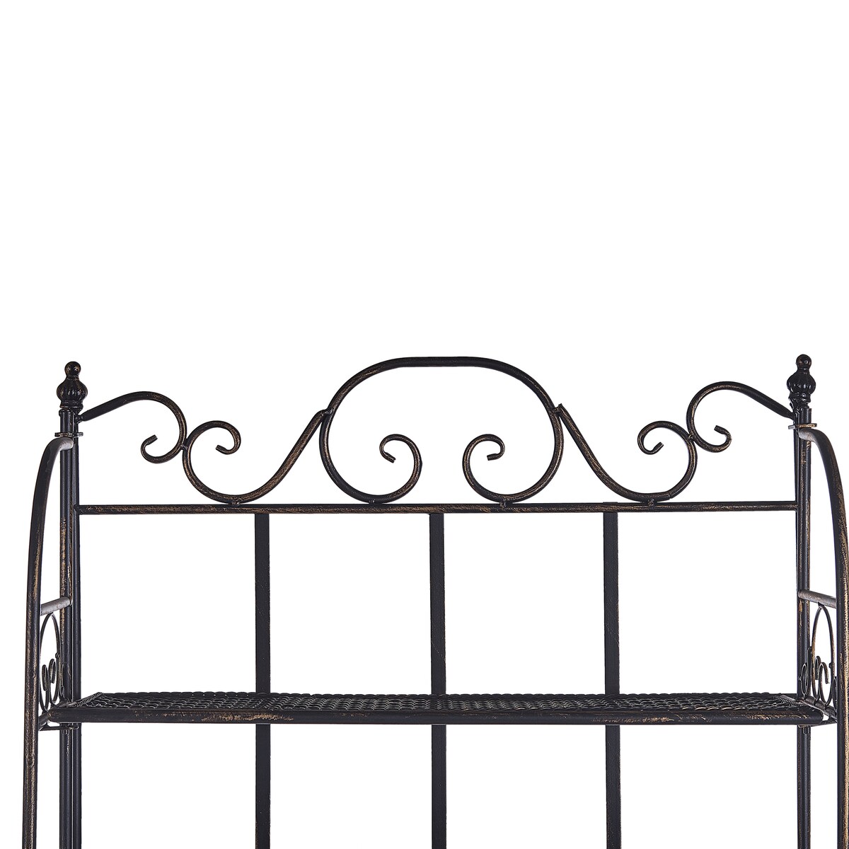 Regał ISERNIA Metal 155 cm 61 cm Czarny