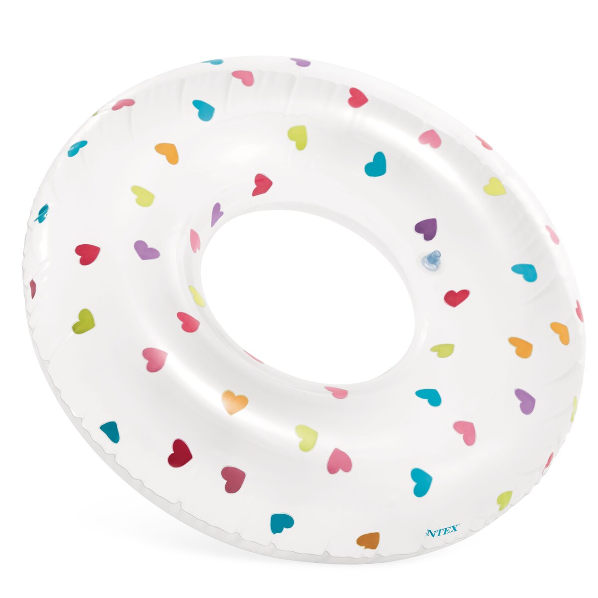 Koło dmuchane plażowe do pływania serca 81 cm Intex 59259-01