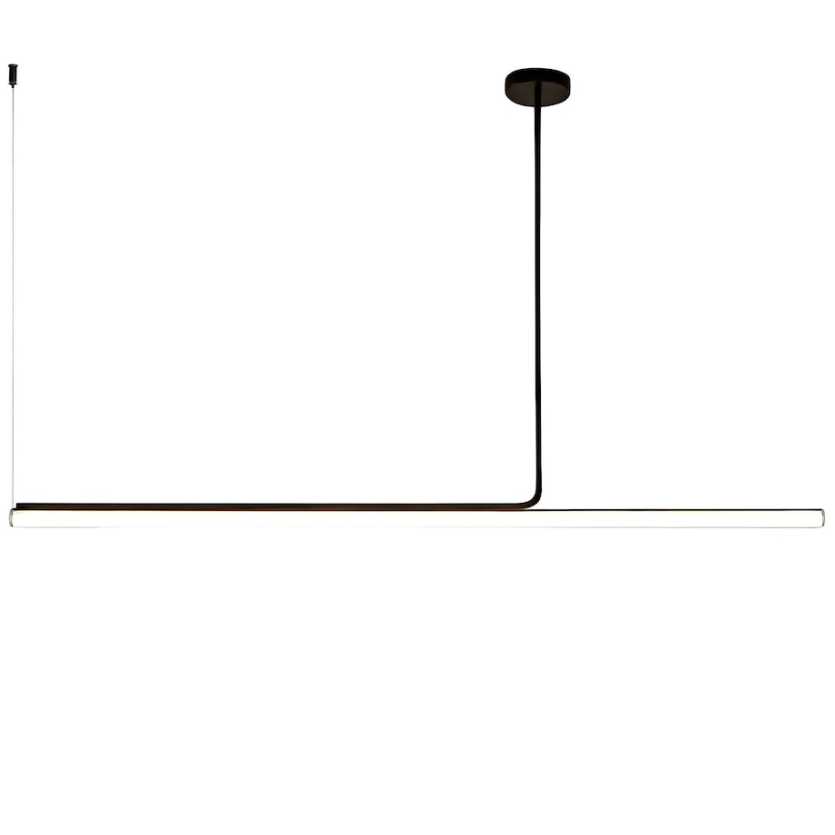 Lampa Sufitowa Wisząca Led App1660-Cp 140Cm Czarny, Metal