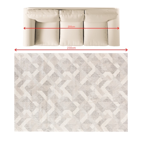 Dywan Larena beige/sand 160x230 cm, 160x230 cm
