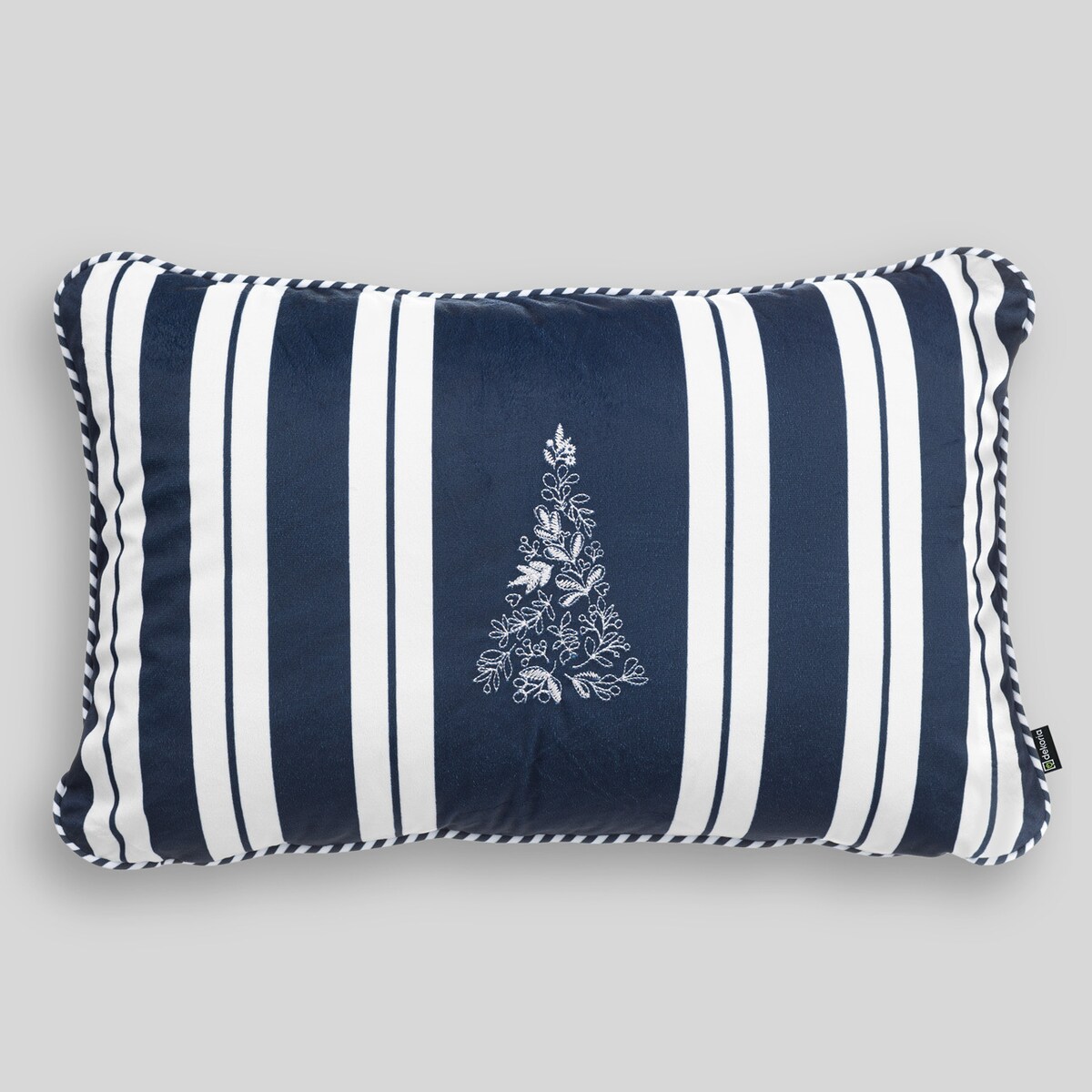 Poszewka na poduszkę Blue & White Noel 60x40 cm boże narodzenie, święta, świąteczne, granatowy, 60x40 cm