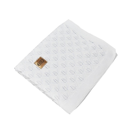 Kocyk bambusowy dla dziecka BIAŁY