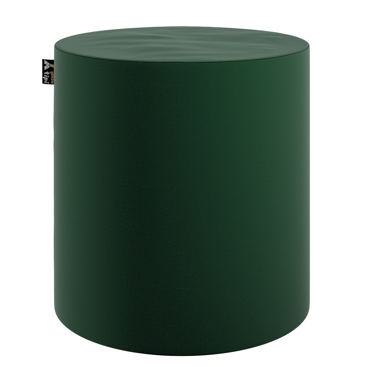 Puf Bobby, butelkowa zieleń, ø40, wys. 40 cm, Posh Velvet