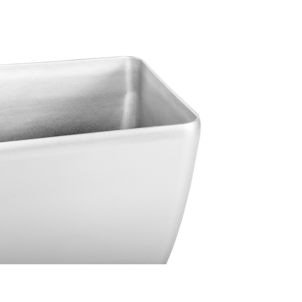 Doniczka 50 x 50 x 48 cm srebrna ASTRAS