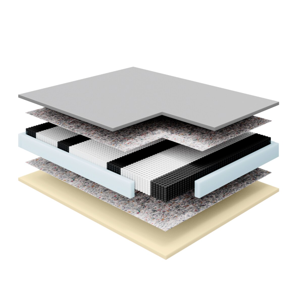 Materac Niobe Janpol 200x200 cm Tencel