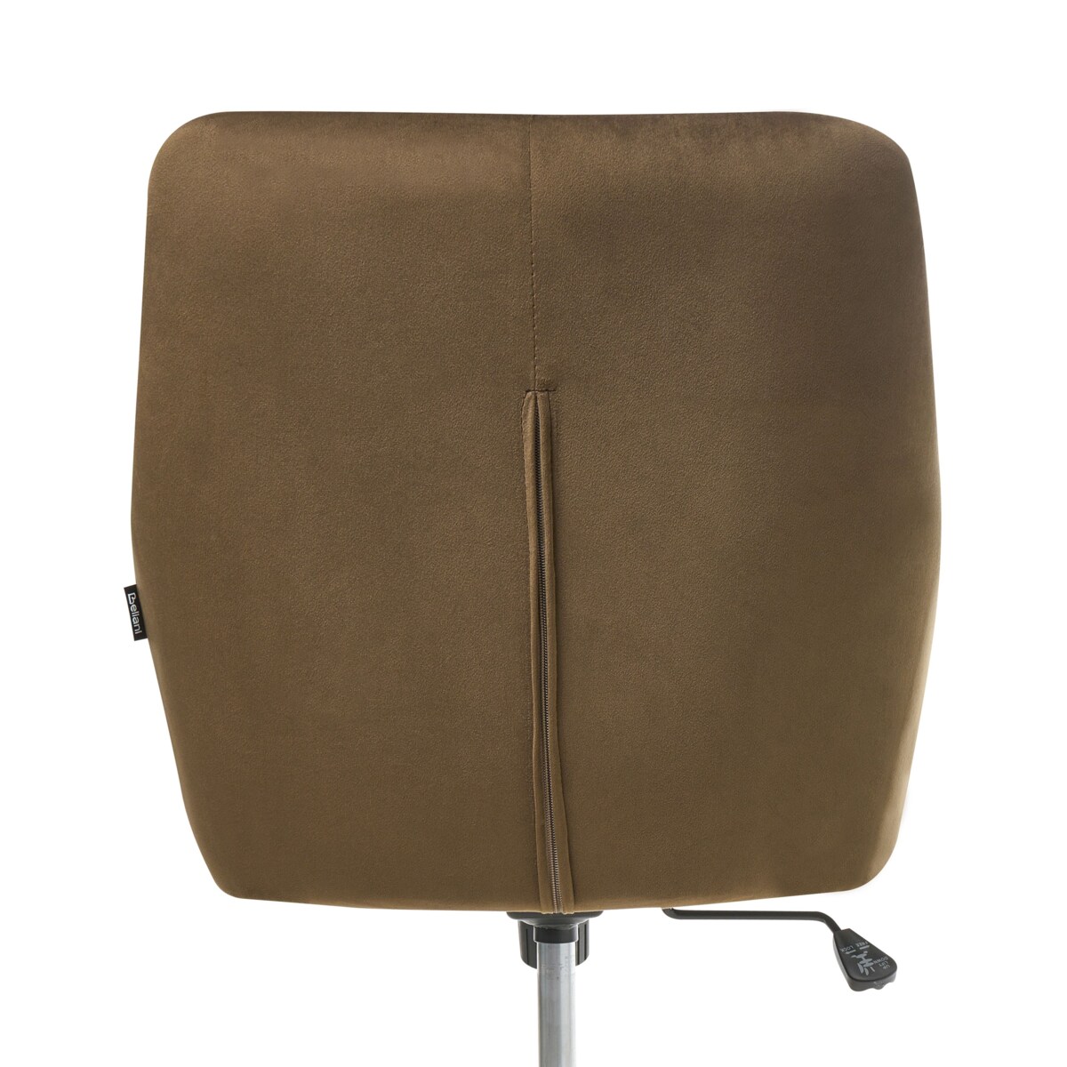 Krzesło obrotowe PALMDALE Welur Brązowy