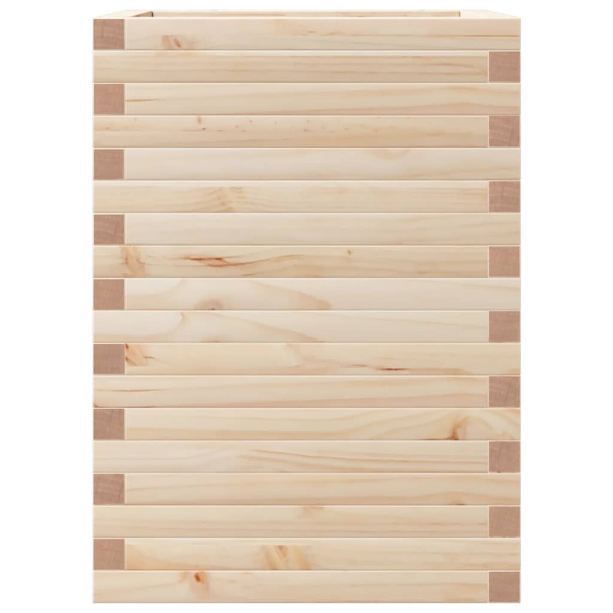 vidaXL Donica ogrodowa, 50x50x68,5 cm, lite drewno sosnowe