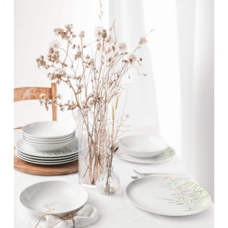 SELTMANN MEADOW GRASSES GREEN Serwis obiadowy dla 6 osób