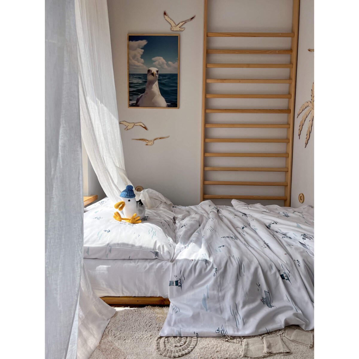 Pościel Ahoj! 160 x 200 cm + 50 x 60 cm (2 szt)