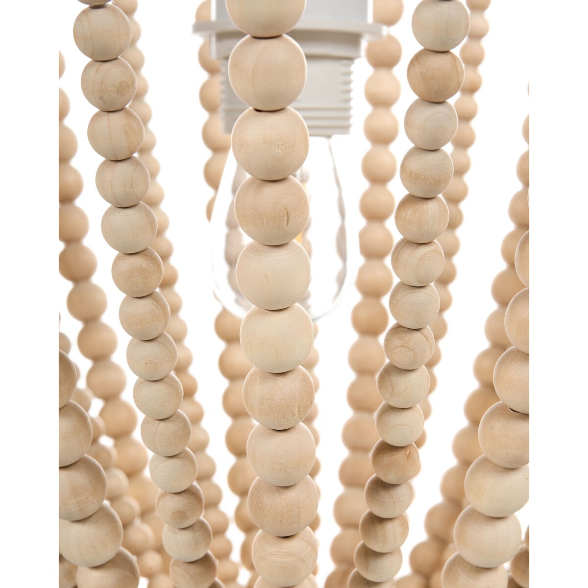 Żyrandol PUSWELI Drewno Jasnobrązowy