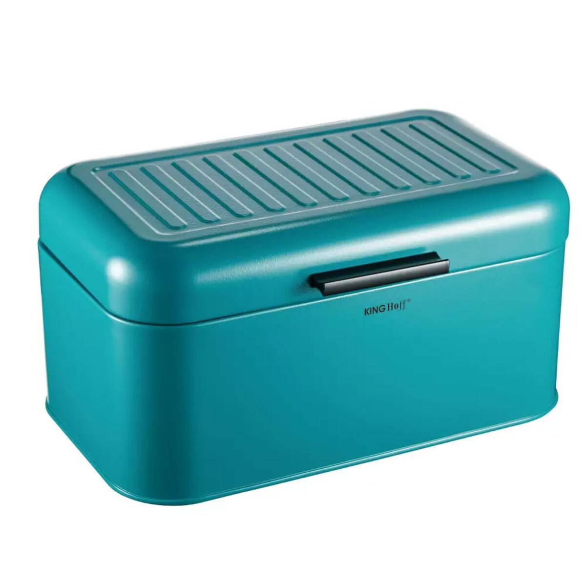 Chlebak stalowy pojemnik na chleb turkusowy KINGHOFF KH-1712