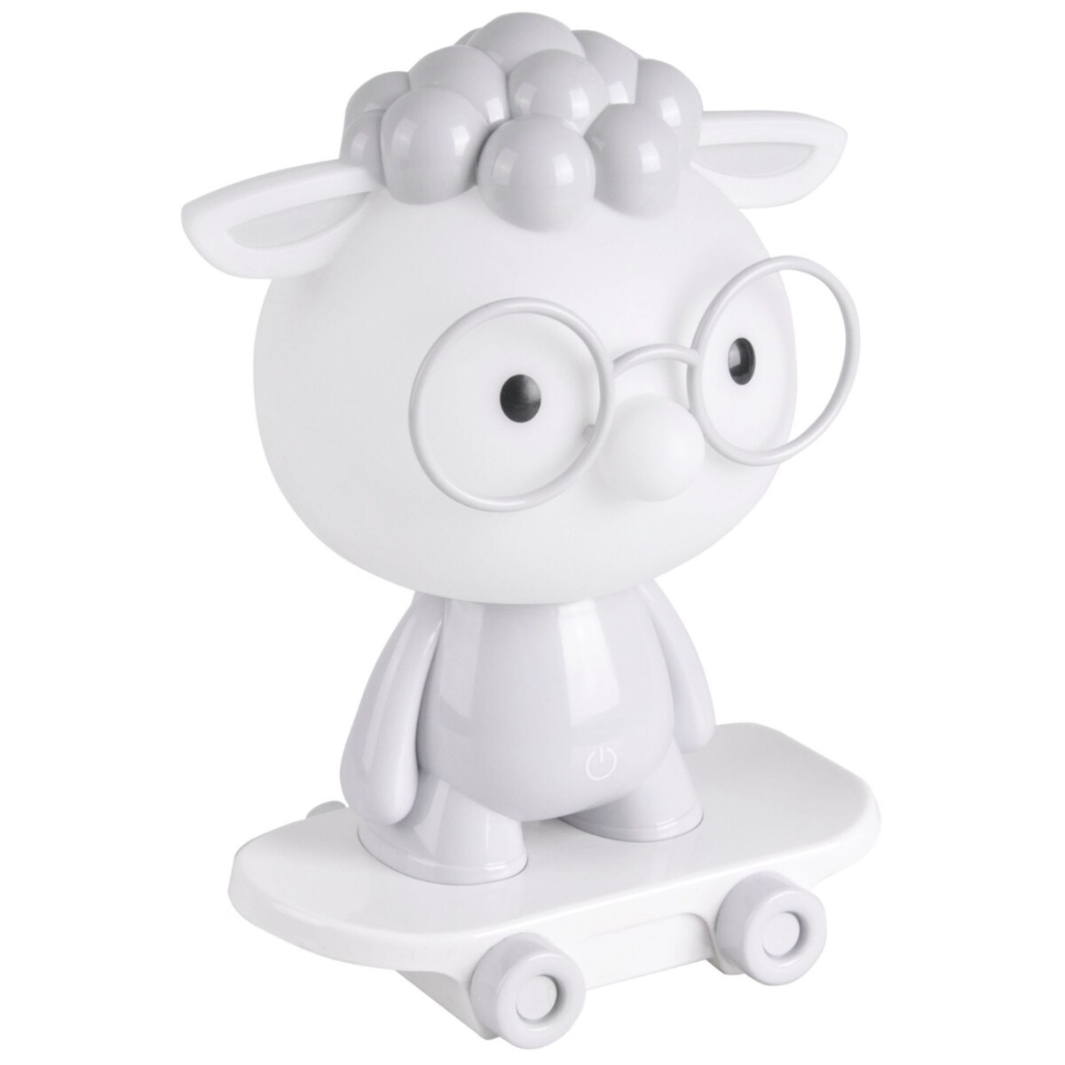 Biurkowa lampa Owieczka 314802 LED 2,5W deskorolka biała