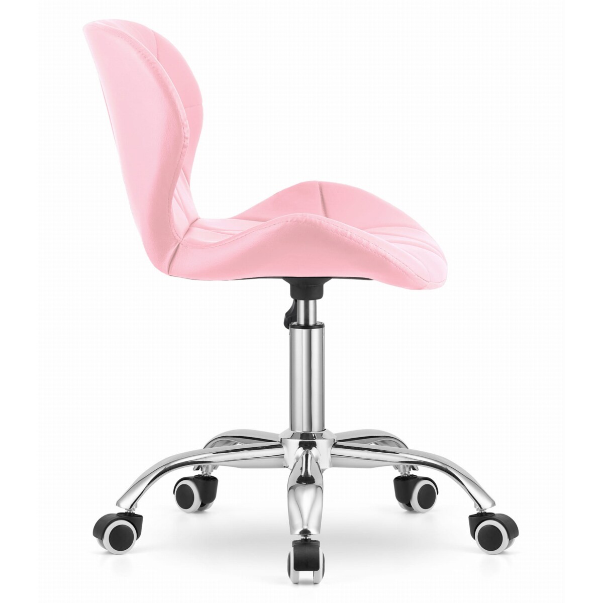 Krzesło Do Jadalni Kuchni Salonu Obrotowe Avola Ekoskóra, Róż