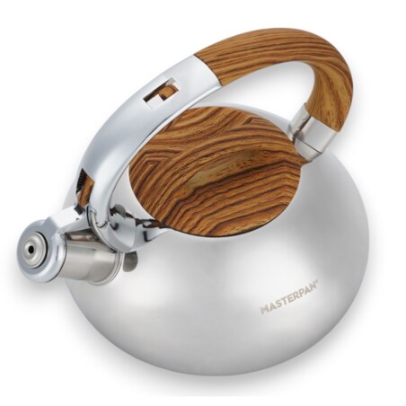 Czajnik Z Gwizdkiem Mały Solidny Stal Nierdzewna 2L Na Indukcję Gaz