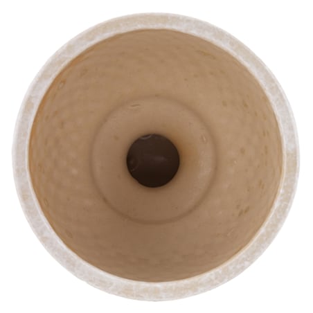 Osłonka ceramiczna biała 18,5x17,5 cm IRMA BIG - II na podstawce