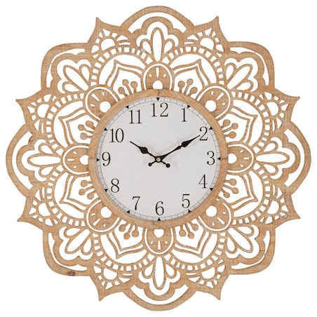 Zegar ścienny z koronkową tarczą, Ø 60 cm