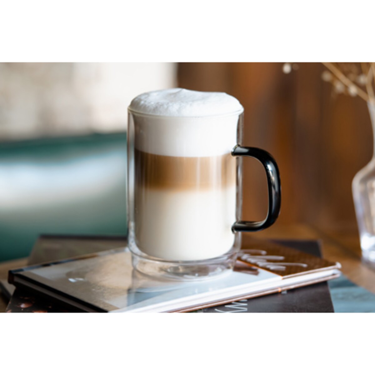 Komplet 2 szklank z podwójną ścianką Carbon 350 ml 8562