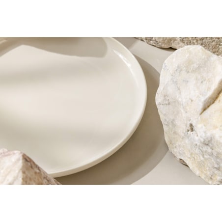 SORINA Talerz obiadowy 6 sztuk, kremowy