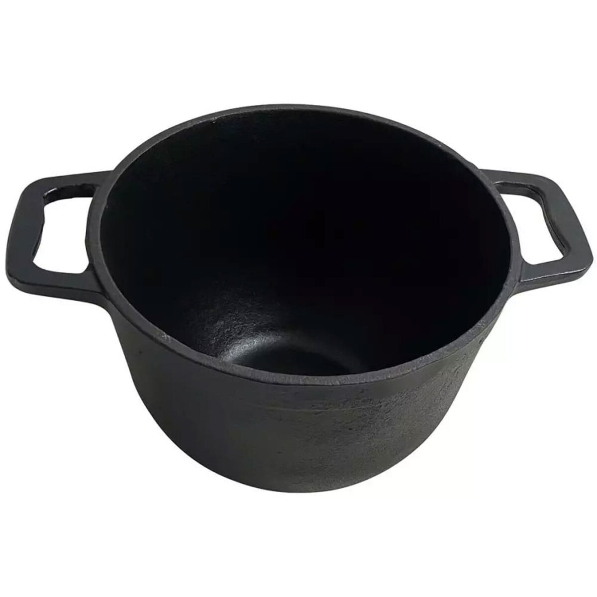 Kociołek żeliwny myśliwski 10L z patelnią grill 2 w 1 KINGHOFF