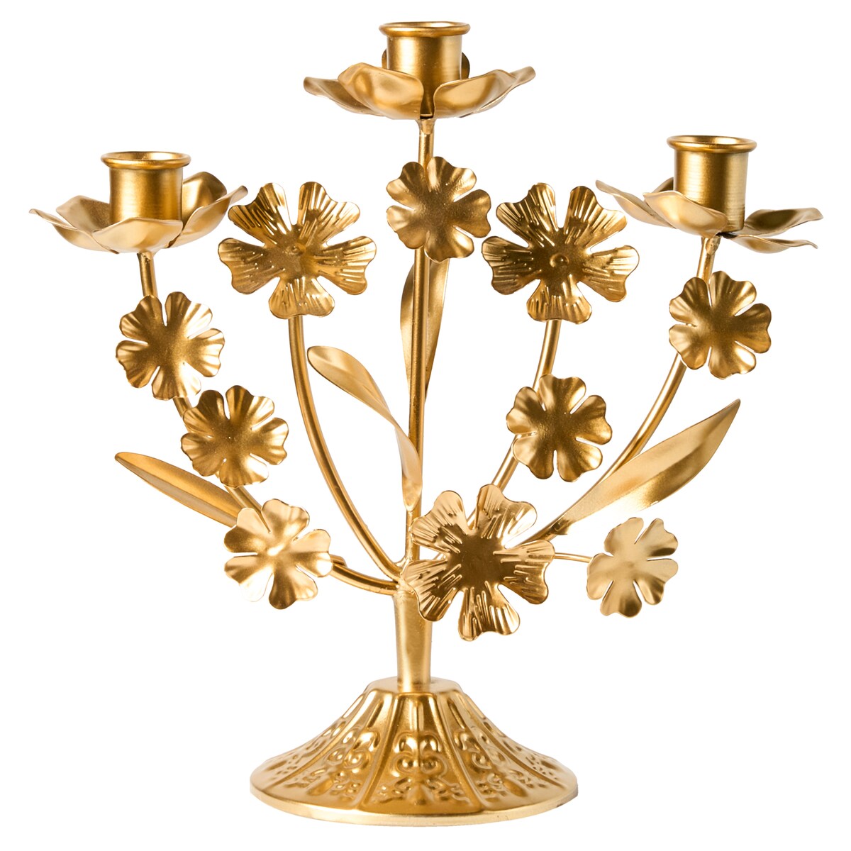 Świecznik RAMADA Metal 25 cm Złoty