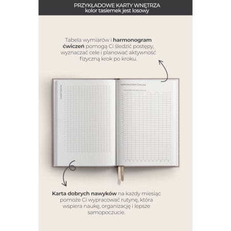 AKADEMICKI PLANNER KSIĄŻKOWY 2025/2026. Bouquet of Flowers