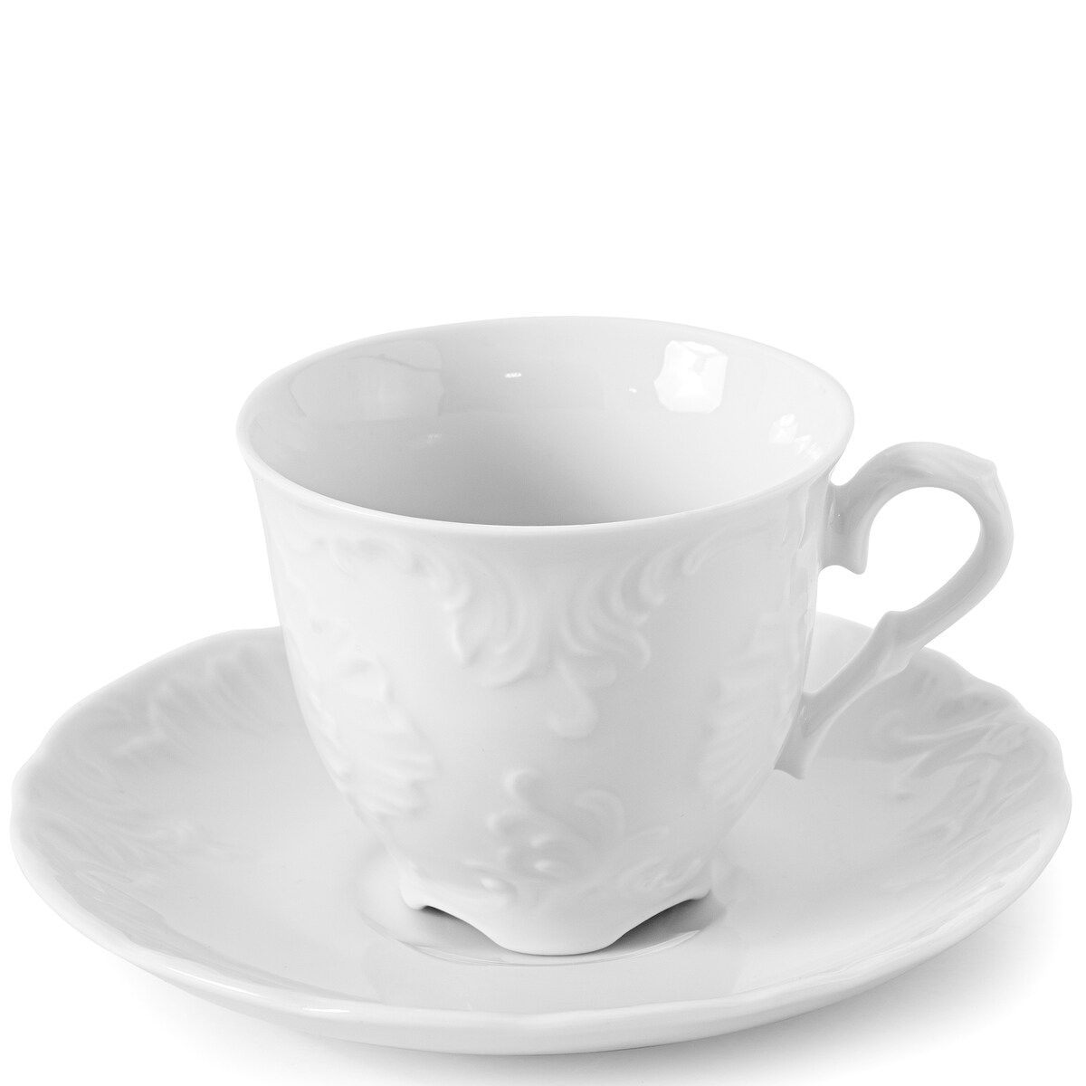 Konsimo ROCOCO MARIA Filiżanka do kawy ze spodkiem 6 szt.