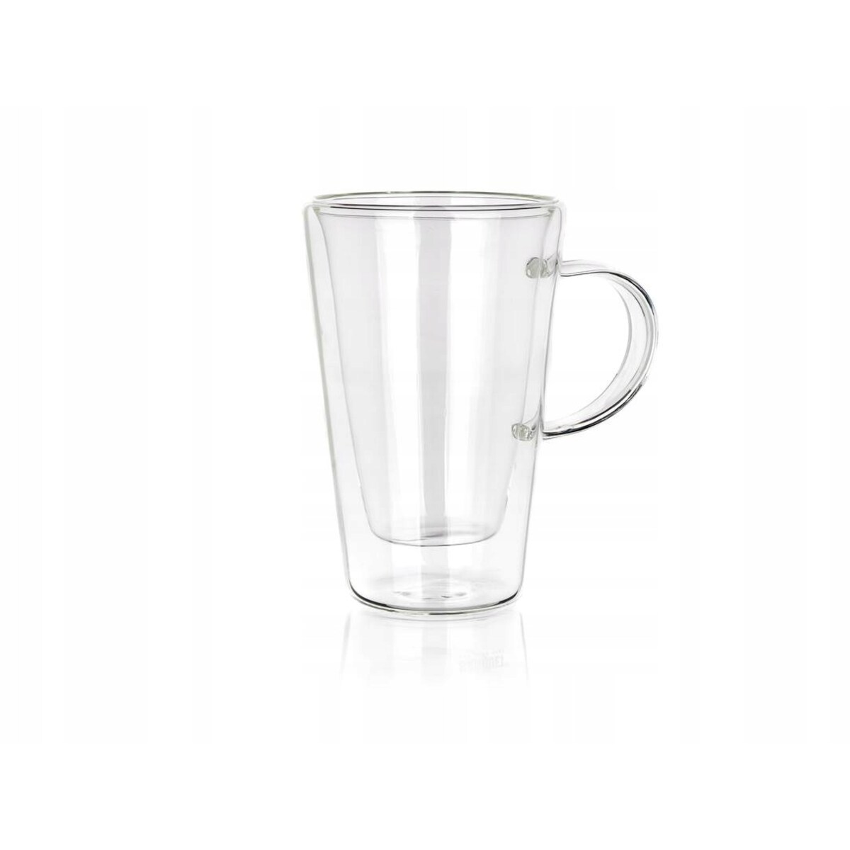 2x SZKLANKA KUBEK termiczna 250 ml podwójna ścianka na kawę herbatę napoje