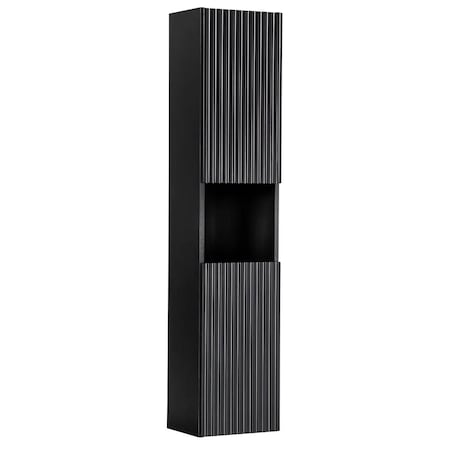 Szafka łazienkowa NOVA BLACK D 80-03-2D czarna