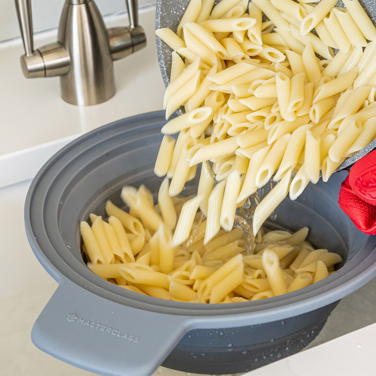 Durszlak silikonowy, składany / MasterClass