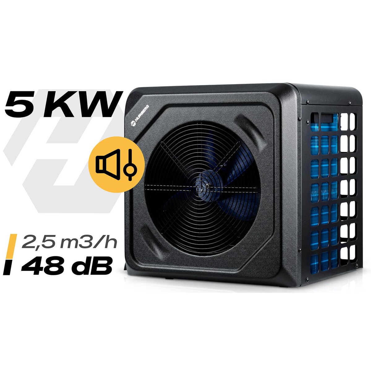 Pompa ciepła Humberg HM-910 do basenu podgrzewacz wody 5 kW oszczędny Eko