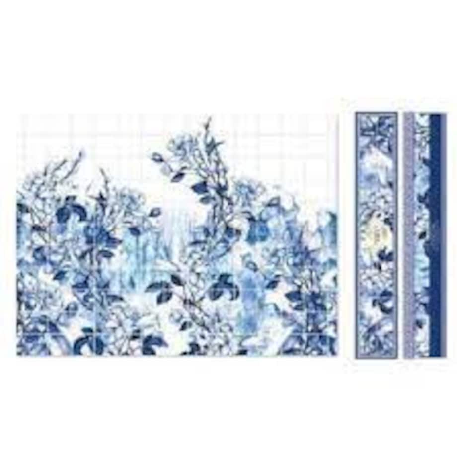 Ozdobny papier zapachowy Portus Cale gold&blue