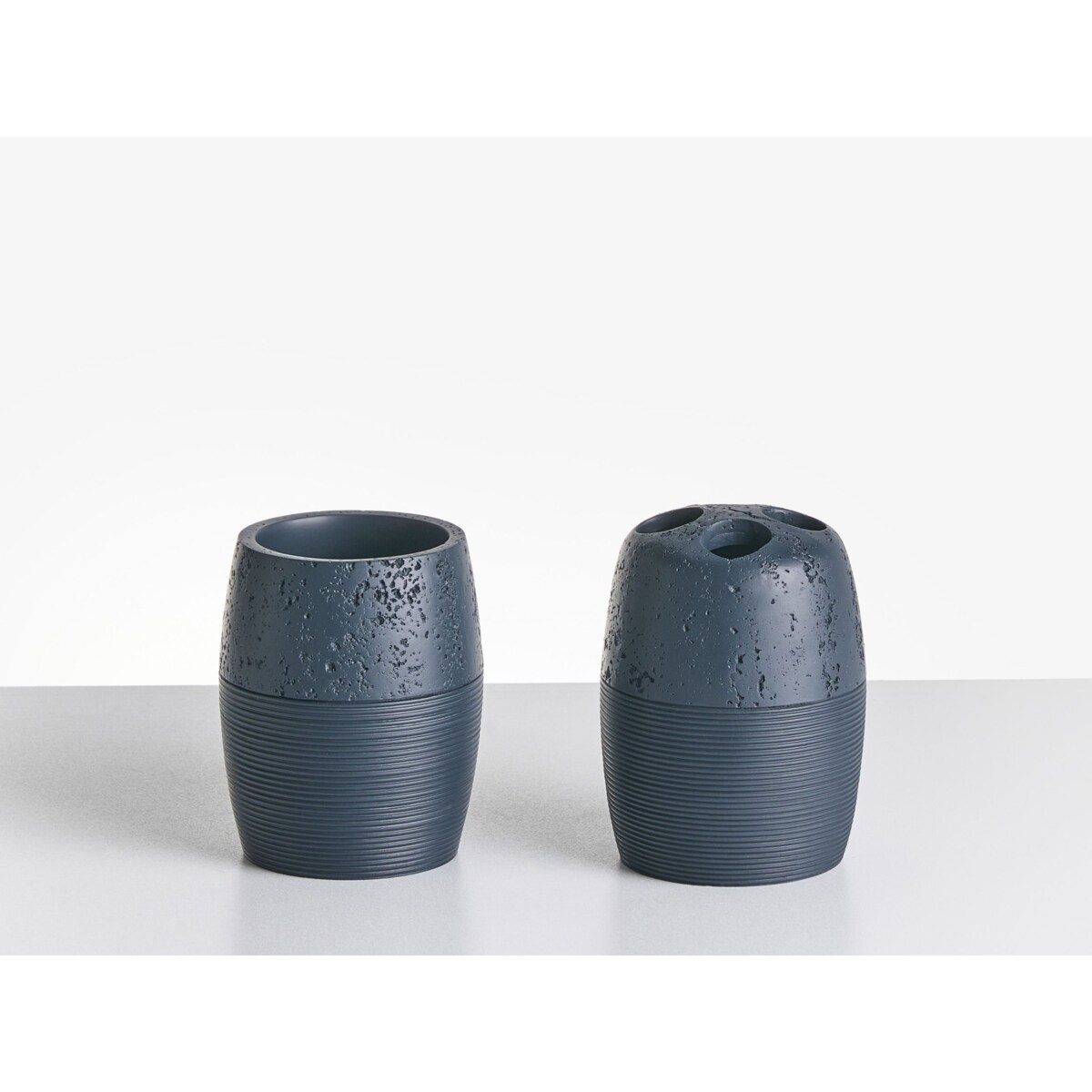 Zestaw akcesoriów łazienkowych 5 elementów YARAPA Ciemnoniebieski