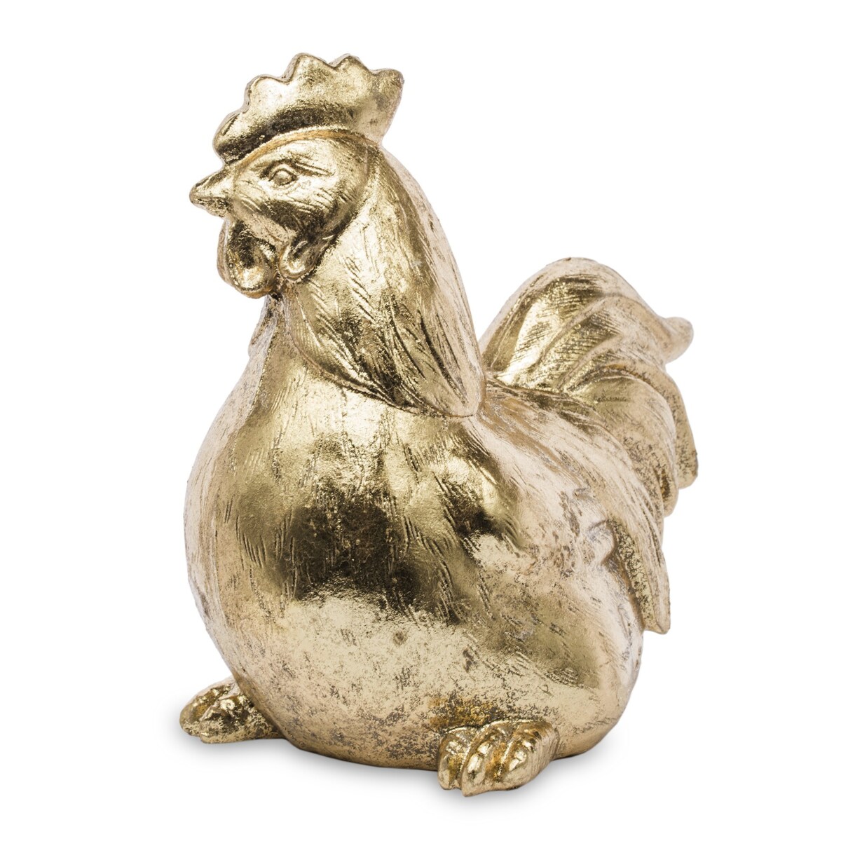 Dekoracja - złota KURA 17x10x17 cm